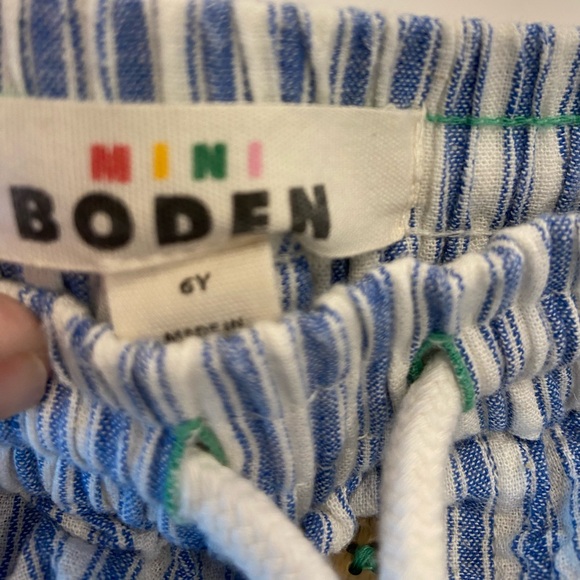 Mini Boden pull on drawstring pants - Picture 2 of 3